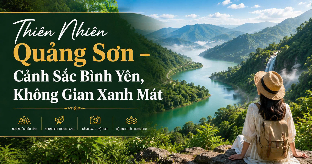 Thiên Nhiên Quảng Sơn – Cảnh Sắc Bình Yên, Không Gian Xanh Mát